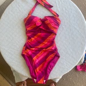 Ralph Lauren bandeau one piece